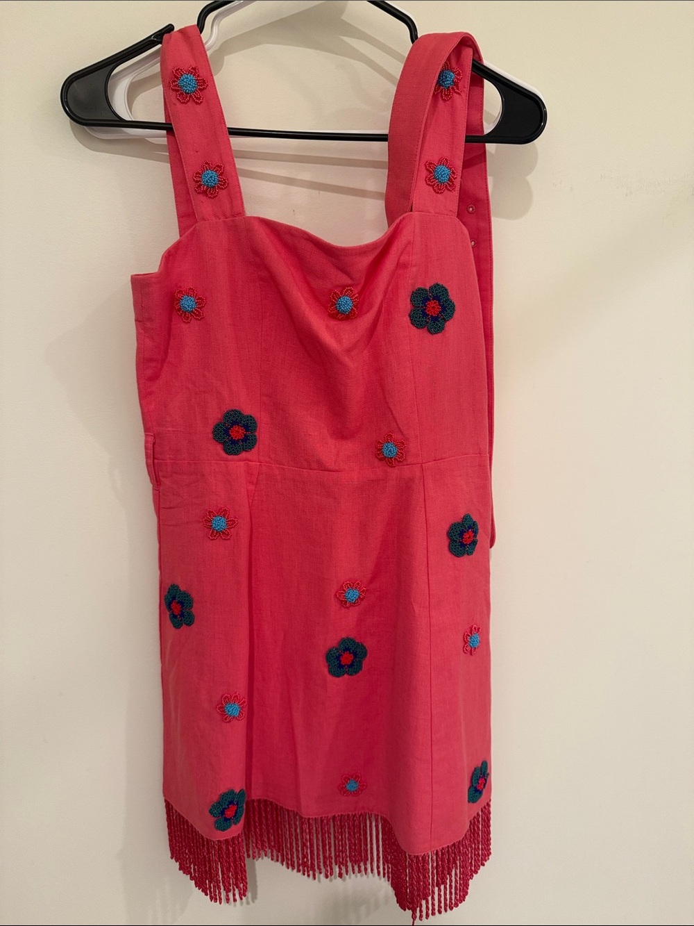 Sarah Bird Fringe Mini Dress NWT - Picture 3 of 4
